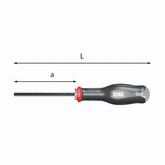 USAG 280 D 5 LLAVE HEXAGONAL CON MANGO
