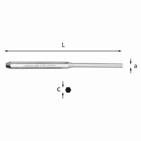 USAG 367 8X200 CYLINDER PUNCH