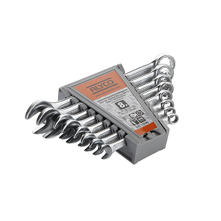 ALYCO JOGO CHAVE BOCA/LUNETA  8PCS  170180