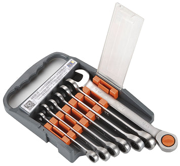 ALYCO JOGO CHAVE BOCA/LUNETA COM ROQUETE 7PCS 170265