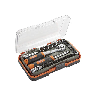 ALYCO JOGO CHAVE CAIXA 1/4 35PCS 170735