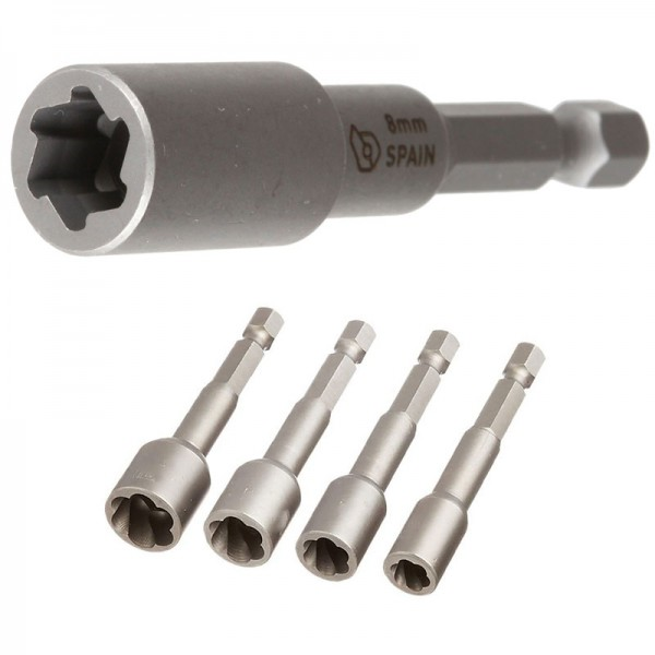 BIANDITZ JUEGO EXTRACTOR TORNILLOS 6-8-10-13