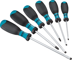HAZET 810 SPC/6 JUEGO DESTORNILLADORES PLANOS/PH