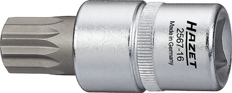 HAZET 2567-16 CHAVE CAIXA PONTA ESPELHADA COM FURO