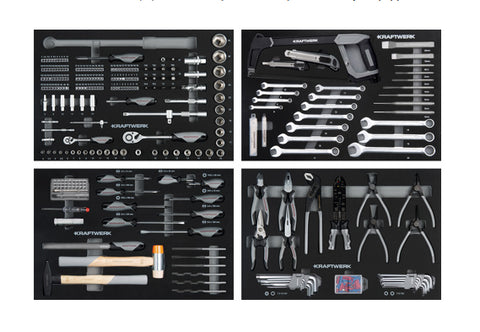 KRAFTWERK CARRO FERRAMENTAS 7GAVETAS LT700 194Pcs