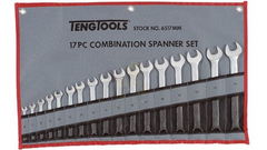 TENGTOOLS JOGO CHAVE BOCA/LUNETA 17PCS 6517-MM