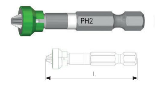 LTI BIT MAGNETICO PLADUR PH2X50 61356