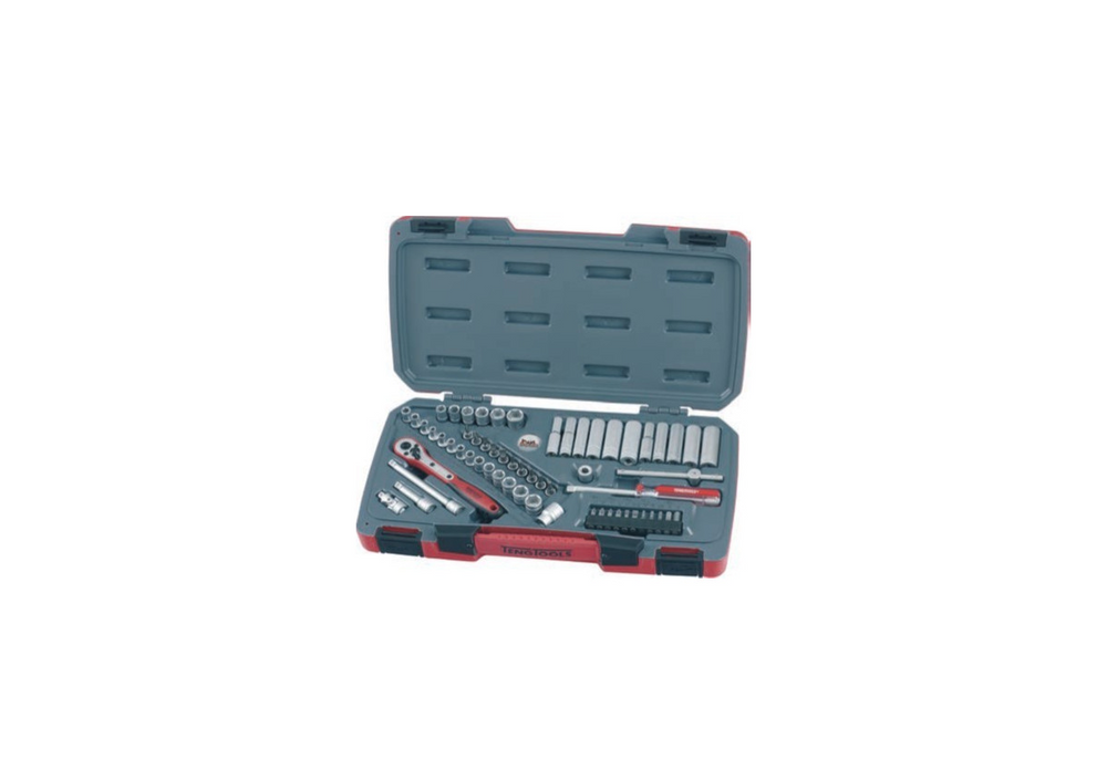 TENGTOOLS JUEGO LLAVE DE VASO 1/4 60pcs T-1460