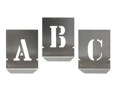 ABECEDARIO CHAPA 27 UN. 100MM