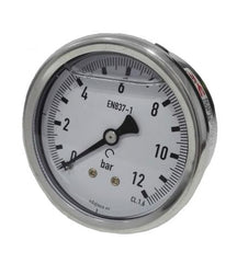 WIKA MANOMETRO 0-16 BAR 63MM 1/4 GLICERINA HORIZONTAL