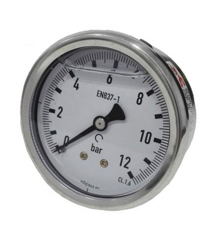 WIKA MANOMETRO 0-06 BAR 63MM 1/4 GLICERINA HORIZONTAL