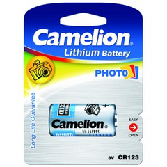 CAMELION PILHA LITHIUM CR123A  3V