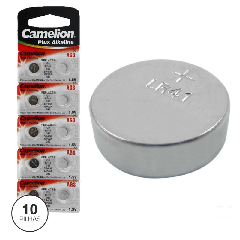 Pila de Litio Camelion LR41 AG3 1.5V
