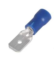 MTA TERMINAL MACHO ISOLADO AZUL 6.3