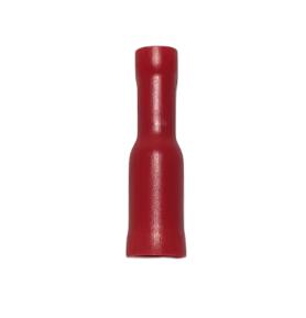 TERMINAL REDONDO HEMBRA ROJO 4mm