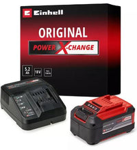 EINHELL KIT CARREGADOR + BATERIA 18V 5.2AH PXC - gasidouro