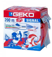 GEKO FITA DE SINALIZACAO 200 MT VERMELHO/BRANCA - gasidouro