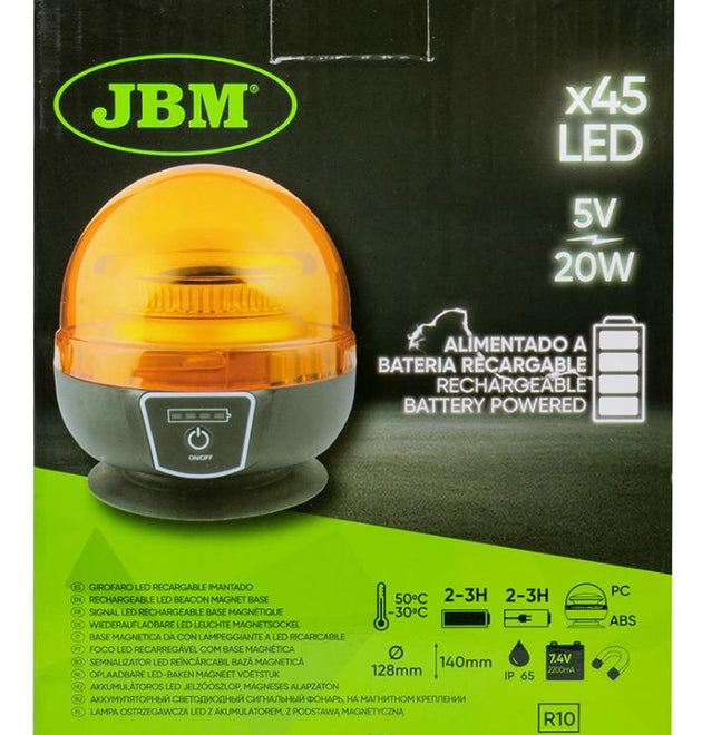 JBM 54173 PIRILAMPO MAGNETICO 12/24V RECARREGAVEL - gasidouro