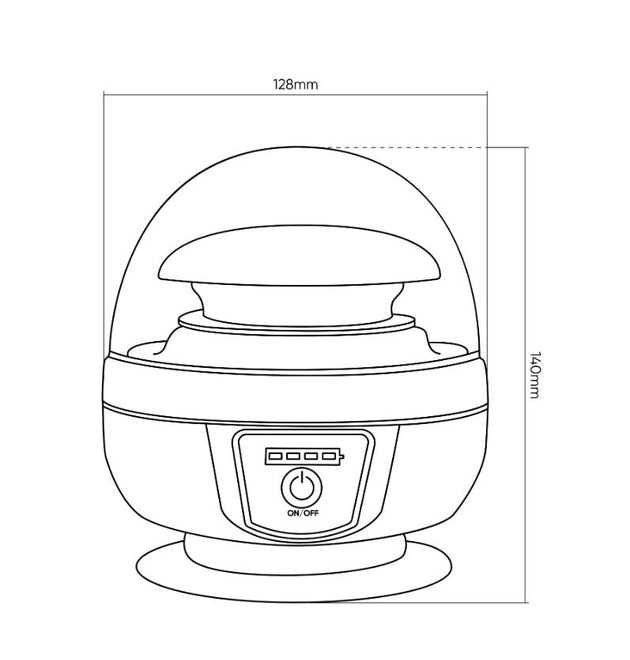 JBM 54173 PIRILAMPO MAGNETICO 12/24V RECARREGAVEL - gasidouro