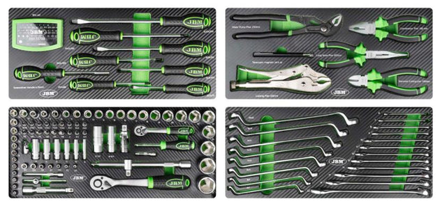 JBM 54261 CAIXA METALICA COM FERRAM.143Pcs - gasidouro