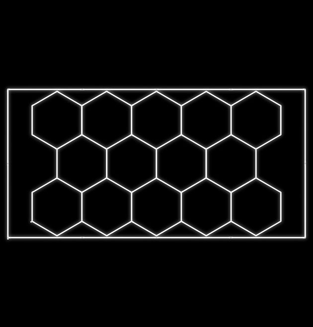 JBM 54805 CONJUNTO DE CANDEEIROS DE TETO HEXAGONAIS - gasidouro