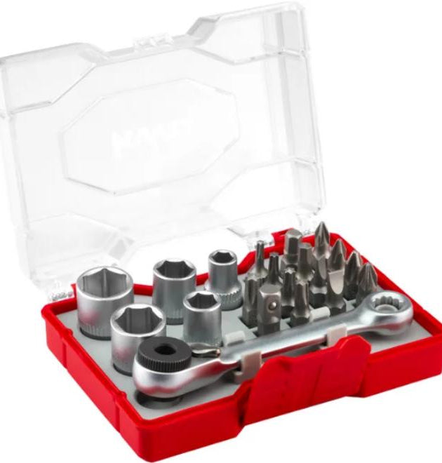 KWB CONJUNTO CHAVES CAIXA E BITS 20PCS - gasidouro