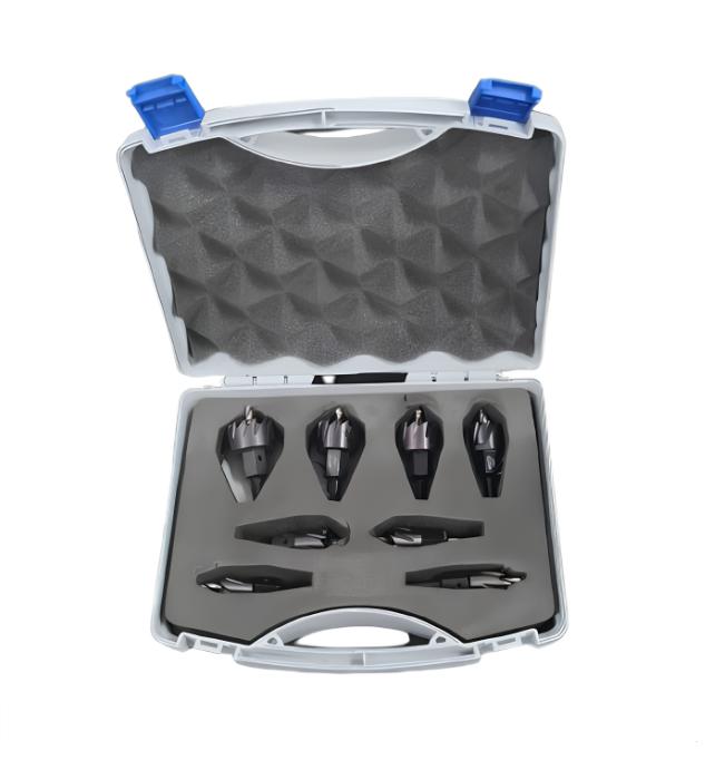 MASTER PROF JOGO FRESAS PERFURACÃO HSS 16-35 8Pcs MFJ003 TIALN