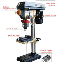 POWERED MAQUINA FURAR BANCADA 16 MONOFASICA - gasidouro