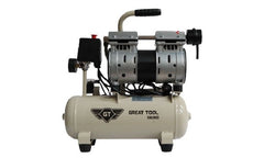 Compressor Silencioso Isento De Óleo 8L 0.75HP 230V Great Tool GTCP008000CMS